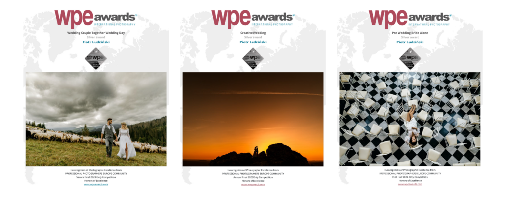 Fotograf ślubny Śląsk - nagrody w konkursie fotograficznym