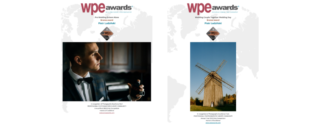 Fotograf ślubny Kraków , nagrody w konkursie fotograficznym
